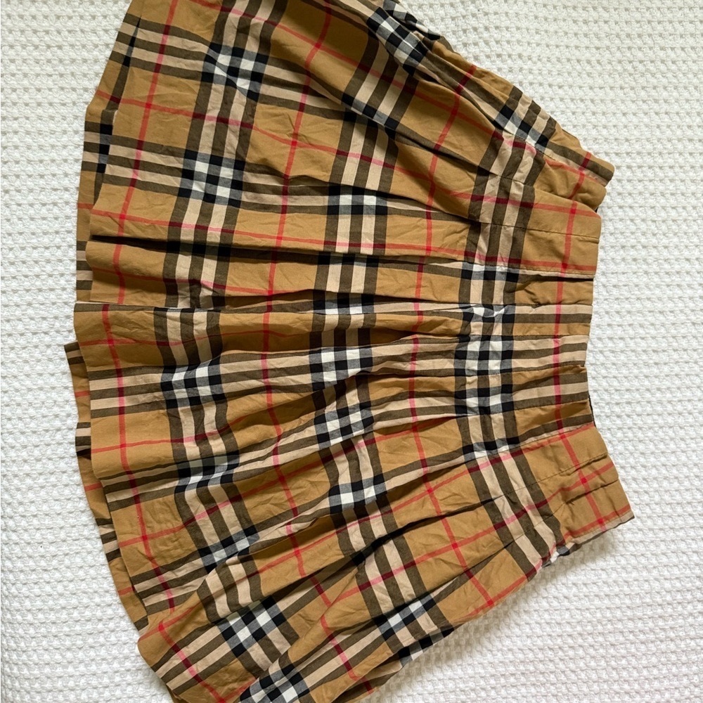 Plaid Tan Skirt